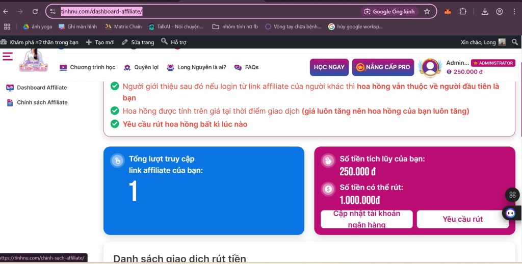 Chính sách Affiliate 1 cap nhat thong tin