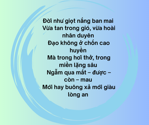 KHOA HỌC VỀ ĐỜI & ĐẠO